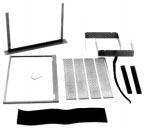 Kit consists of two wire mesh screen sections, clips to attach screen to existing wall case, and two air deflectors to be