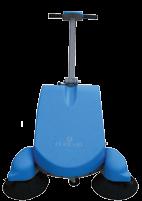 Wide Sweeping Path up to 1m Battery Powered Operation Manoeuvrable and Light to use Adjustable Sweeping Brooms Carparks Warehouses Schools Tennis