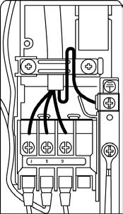 10..5. CONNECT THE CABLE TO THE INDOOR UNIT 1. The inside and outside connecting cable can be connected without removing the front grille.