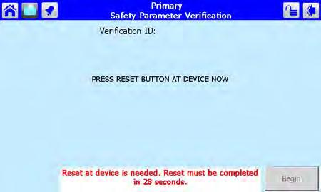 You must press the Reset button within 30 seconds, or the verification will be cancelled. 13. At this point, you have set the flap valve address for one of the controllers in the boiler.