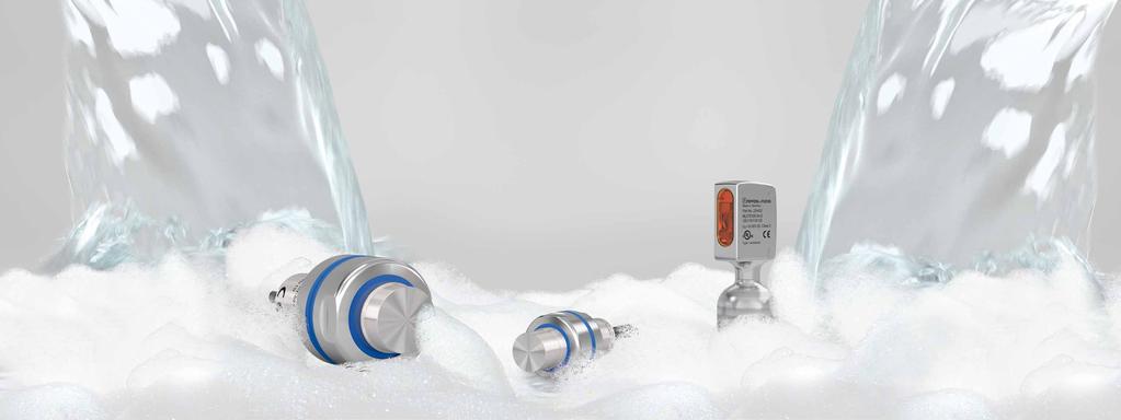The unique Pepperl+Fuchs hygienic concept your benefit A total solution that includes the sensor and the installation hardware guarantees a hygienic design Mounting solutions are part of the EHEDG