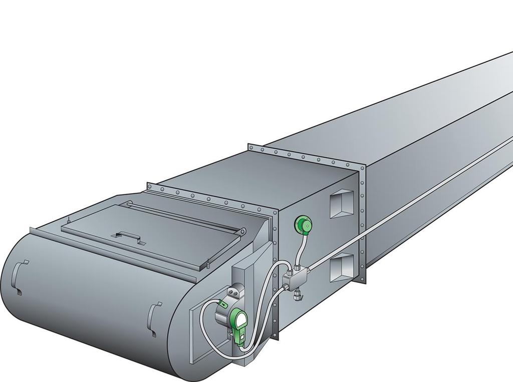 Standard Conveyor Application All Sensors are 24 VDC and Connect to the Hotbus Nodes 7 9 Open Belt Conveyor Enclosed Belt Conveyor 7 9 Rotech Encoder - Speed Monitoring Heavy duty option for