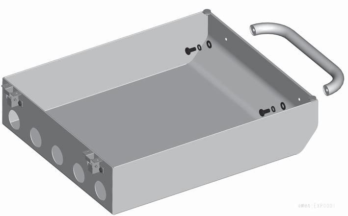 15 Attach left side control panel to left side shelf using four #10-24x3/8 screws, 5mm lock washers, 5mm flat