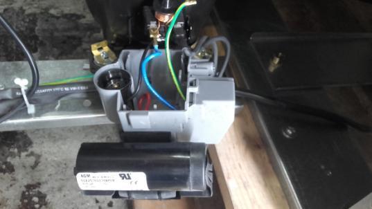 Instruction to Replace Starting Relay, Overload Protector and Starting Capacitor. LOCATION OF ELECTRICAL CONNECTIONS Relay Ground wire.
