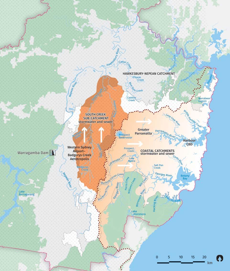 154 Sustainability A city in its landscape Figure 47: South Creek catchment Coastal Catchment Water