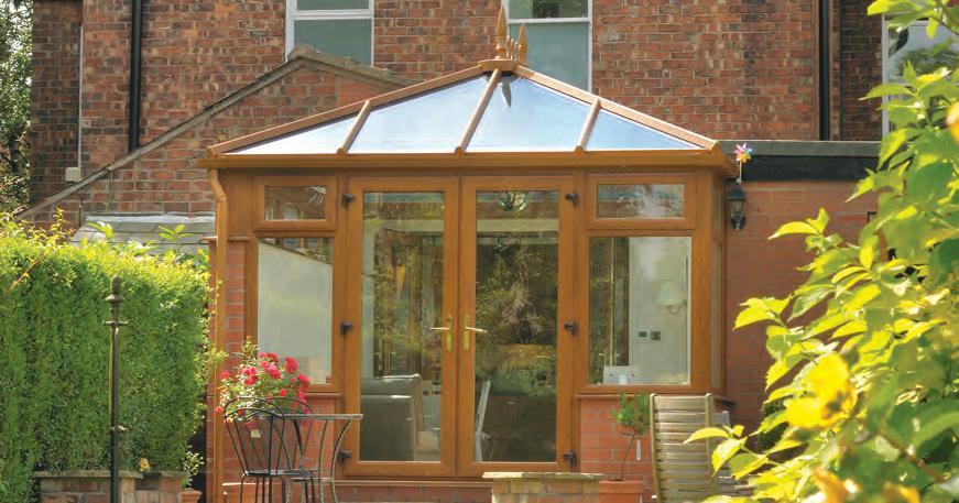With its flat front and rectangular/square shape, the conservatory ensures no wasted space, so plenty of room for your furniture, plants or new kitchen.