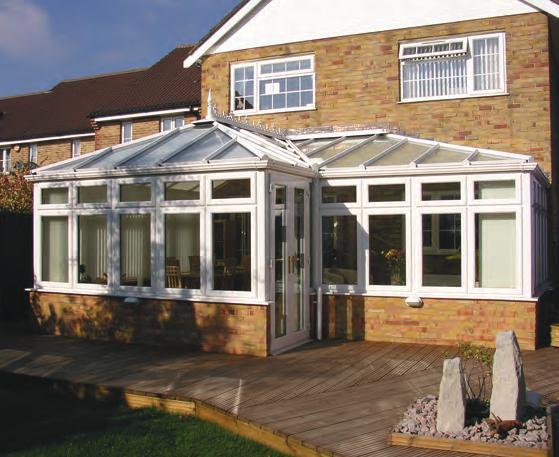 Whether you are wanting to create a P or T-shaped conservatory or something more unusual, such as a raised lantern roof