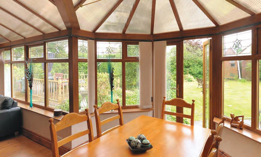 Inspiration Global Conservatory Roofs 19 Live life in fabulous colour Get out of neutral! Add warmth and style to your home with a range of coloured conservatories.