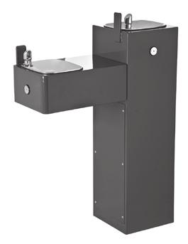 DRINKING FOUNTAINS :: 2015 3177 3300 3377 3380GFR CONCRETE PEDESTAL MOUNTED MODELS CONTINUED 3177 Square, barrier-free, concrete w/exposed aggregate 3150.
