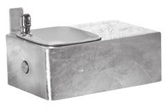 00 98 6700 Steel in-wall mounting plate, single bubbler fountains 120.00 6 TOTAL 2320.00 1105 18 gauge satin stainless steel, integral bowl 1015.