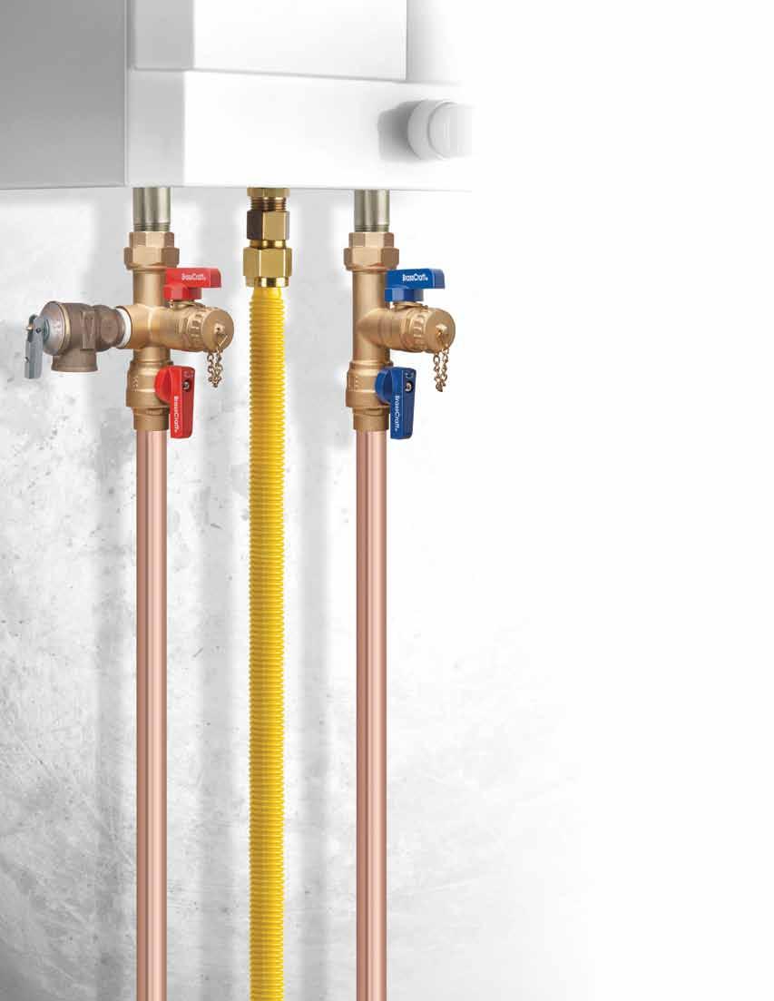 2 1 6 Tankless Water Heater Service Valves Slim. Sleek. And simply smart.