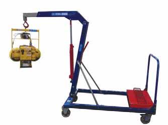 when used in conjunction with a vacuum lifter Ideal for lifting loads from below when fitted