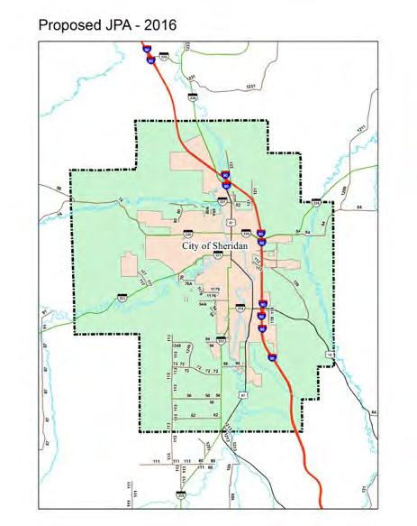 Figure 1: City of Sheridan and Sheridan County