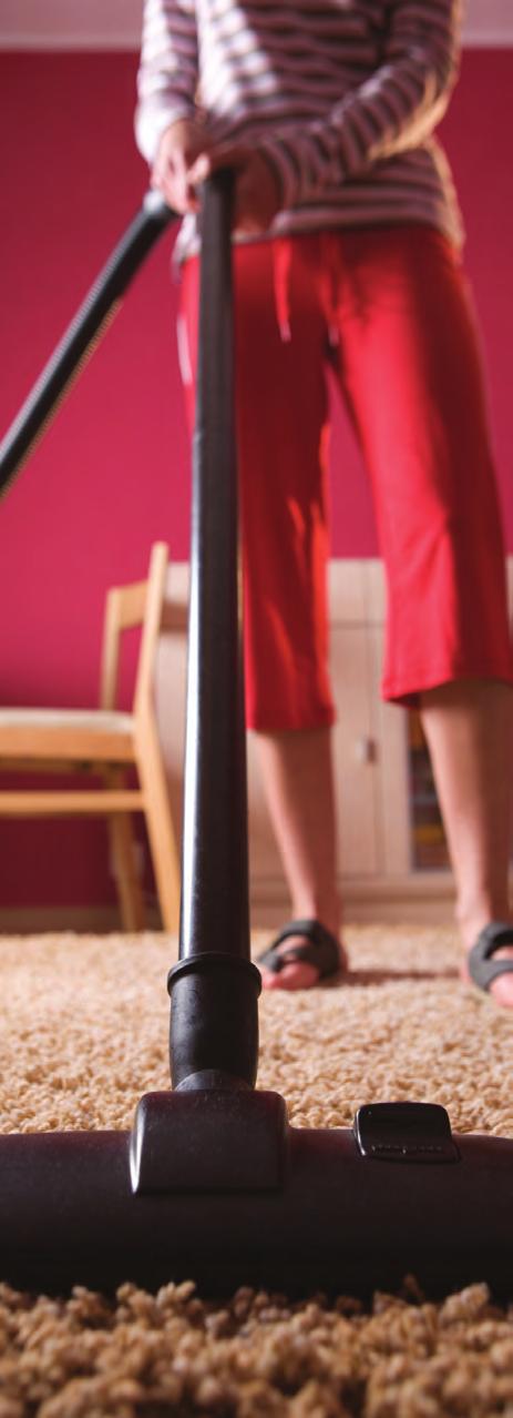 Care & Cleaning Vacuuming: Once a week will do. (More often in heavy traffic areas.) This is an effective way to remove dirt before it becomes embedded in the pile of the carpet.