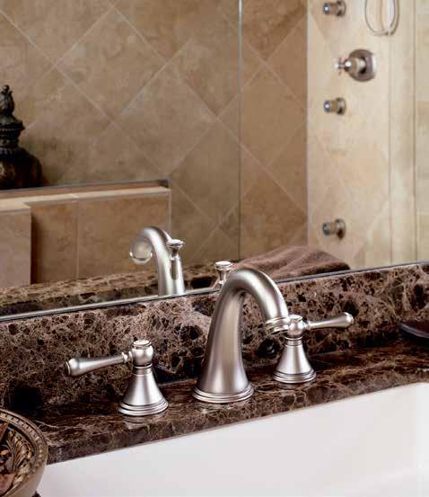 GROHE GENEVA Authentic detailing, unpretentious style. Geneva succeeds in capturing the essence of traditional design. Geneva is characterized by the refined flowing lines of its arched spouts.