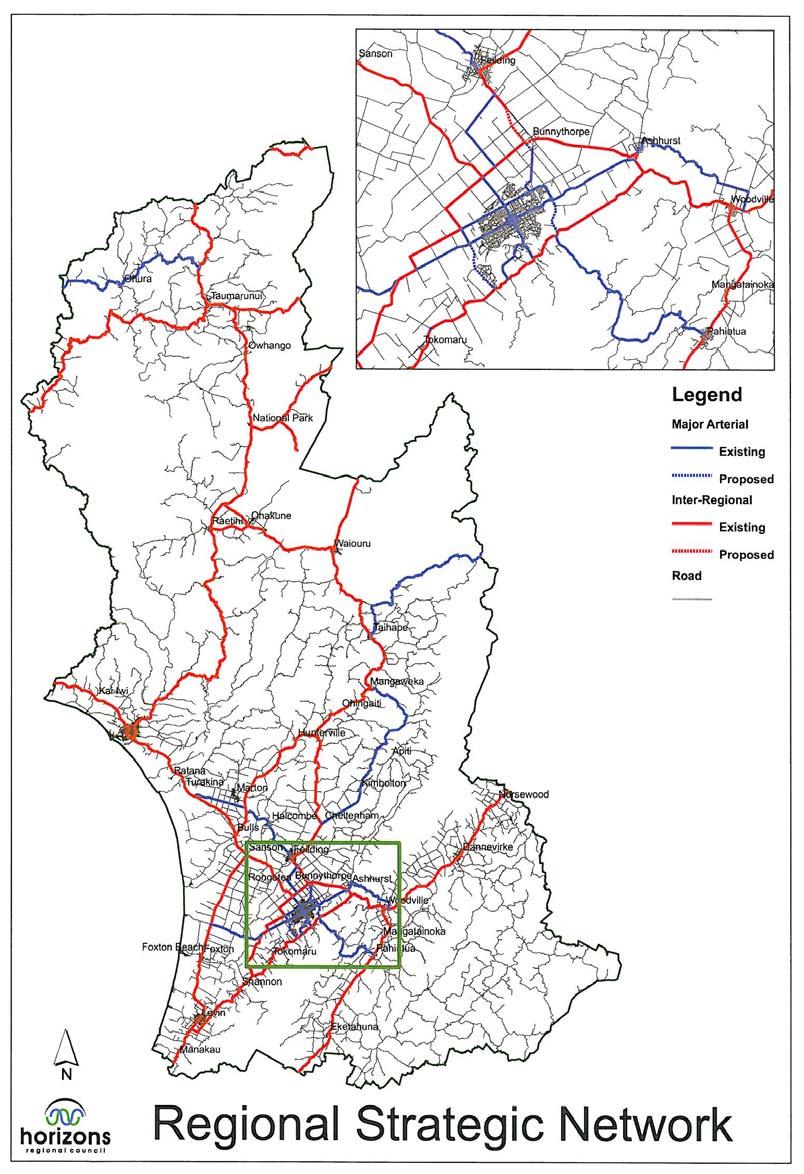 As a result of the Study the Regional Land Transport Strategy (RLTS) has, in Appendix 3, identified a Strategic Transport Network.