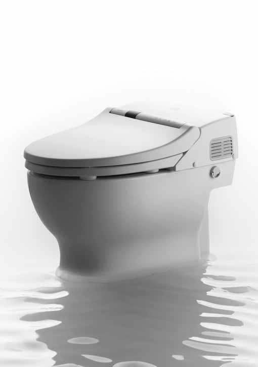 MS950CG Neorest 500 Elongated Toilet/Bidet FEATURES Cyclone siphon jet flushing system, low consumption (1.2GPF/4.5LPF and 1.6GPF/6.