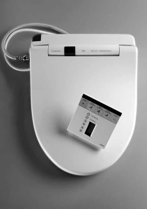 SW553/SW554 Washlet S300 FEATURES New, cleaner look featuring hidden cord design New reinforced base plate for enhanced durability Gentle Aerated, Warm Water, Dual Action Spray with cycling movement