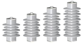 OCP2, Open Cage Polymeric series arresters Application: Protection of MV networks, sensitive equipment and substations from lightning and switching surge related over-voltages in areas with