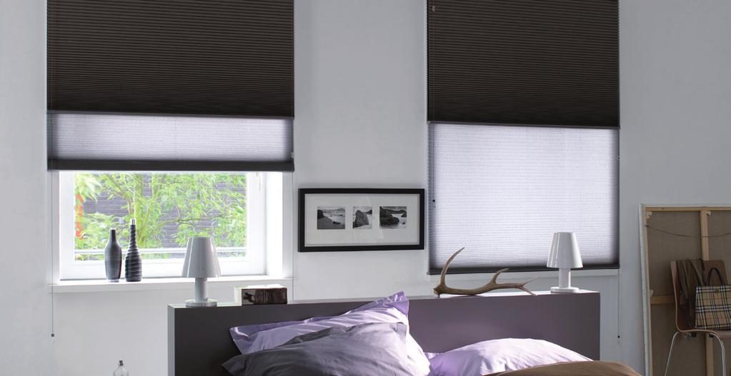 Fundamental choices of performance shades Whispers versatility enables clever configurations Top-down bottom-up shades Whispers can be configured to not only raise and lower