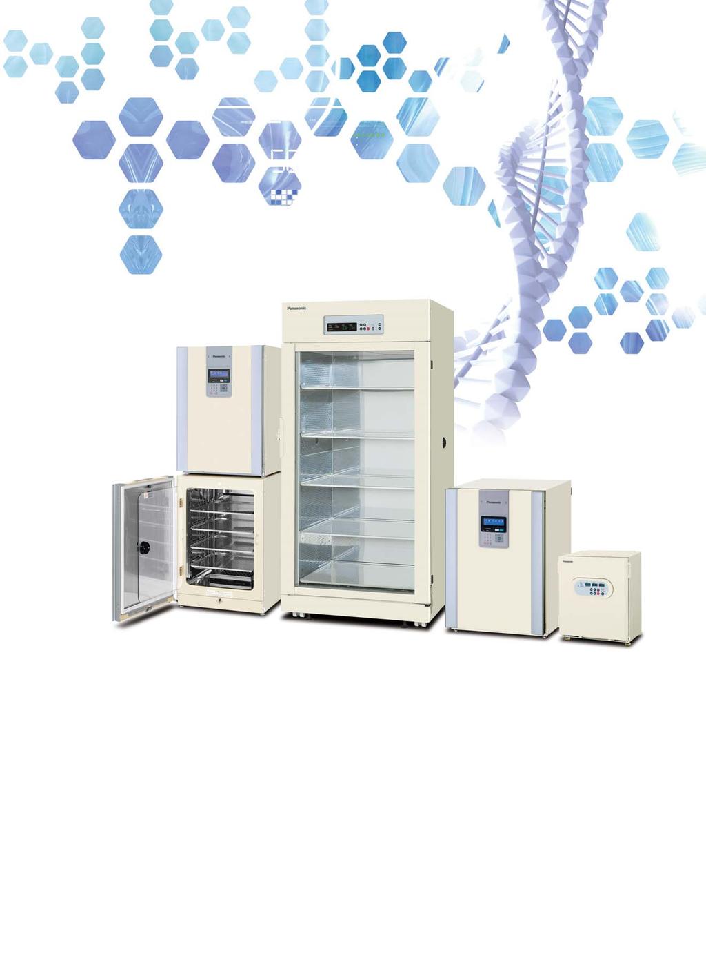 New and Exciting Possibilities for Biomedical Research MCO-19AIC x 2 MCO-80IC MCO-19M Panasonic, well known throughout the world for its high-quality biomedical equipment, now introduces a wide
