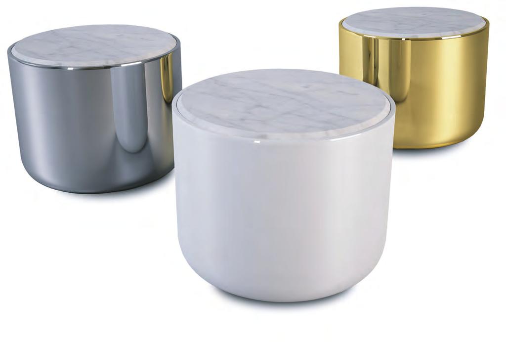«Tables Bala Lo Designer: Jaime Hayon Side Table 48 Diameter x 37H Ceramic side table available in a choice of colours and metallic finishes with a