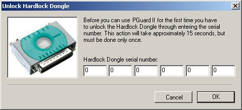 Software PGuard II Click the Start button in the task bar and select Run. In the following dialog box select the corresponding drive name for your CD-ROM drive with the file PGuard_Installer.exe.