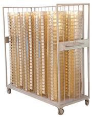 Cage Bulk Cart Safely transport or store large quantities of cages. Includes restraint cable.