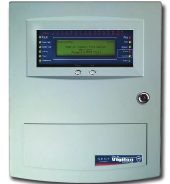 Vigilon Compact panel The Vigilon Compact panel is designed to meet the requirements of EN54-2 : 1997 and EN54-4 :1997.