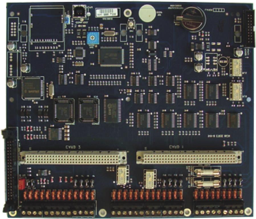 Vigilon COMPACT fire system Network card connections The Network card has the terminals for network cable connection.