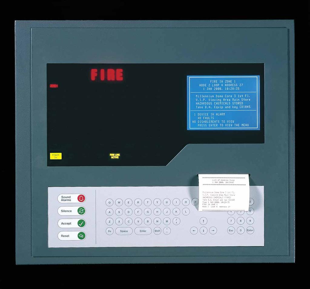 Protec Fire Detection plc System Features Overview The is a fully distributed, networked interactive digital addressable fire detection and alarm system, ideally suited for medium and large sized