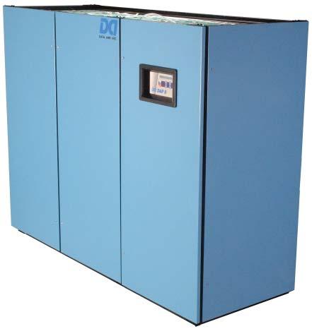Data Aire Series units are available in 6 through 30 nominal tons with upflow or downflow air distribution either in air cooled or water/glycol cooled models.