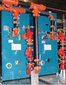 Factory Installed Chiller and Pumping Package Factory Installed Conventional Boiler and Pumping Package Factory Installed Pumping Packages Factory engineered, installed and tested primary or