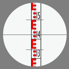 57. If viewing the rod above what elevation would you record? a. 14.12 b. 14.22 c. 14.22cm d. 1.422m 58. A cross fitting may not be used in a DWV system except to connect: a. back to back fixtures b.