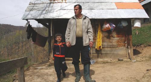 Bosnia and Herzegovina, in front of their old house, without access to water and electricity (left) and in front of their newly constructed house, March 2016 (right) Status of sub-projects approved