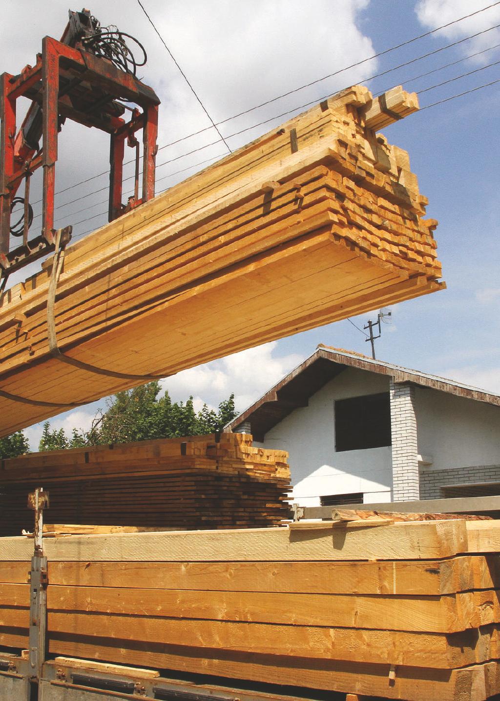 Delivery of building material packages in