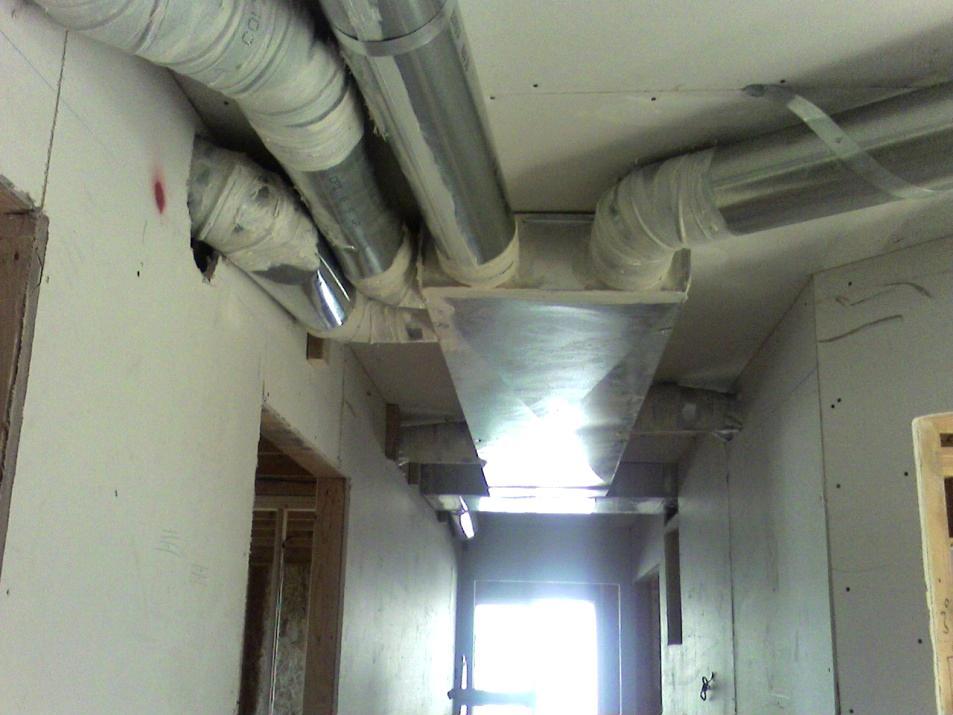 Duct Testing Exceptions: Duct tightness test is not required if: The air handler and all ducts are located within conditioned space.