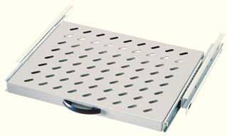 rails 60A-03-72-08GY 4 points at 19 guiding rails Material: steel Shelf Sheet thick 1.20 mm, perforated C-brackets Sheet thick 1.