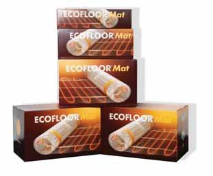 Heating Mats THE RANGE OF ELECTRIC UNDER FLOOR HEATING MATS SHOULD BE INSTALLED BY AN ELECTRICIAN OR INSTALLER WHO HAS KNOWLEDGE OF UNDERFLOOR HEATING INSTALLATIONS.
