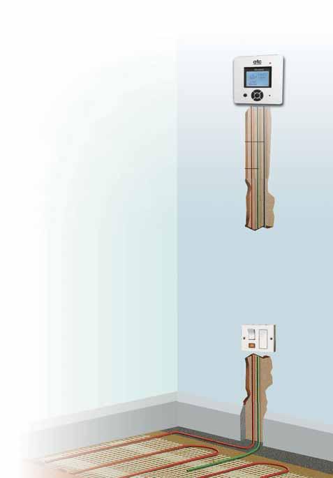 Controls for Underfloor Heating DIGITAL THERMOSTAT ICD3 1999 The ICD3 digital thermostat for electrical underfloor heating has a built-in 4 event timer, factory set for immediate operation after