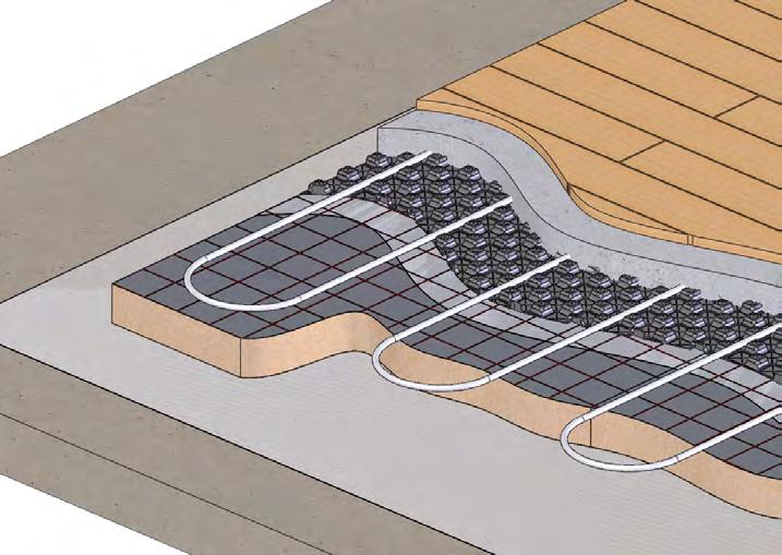 Pipe Installation - Solid Floors FLOOR PANEL SYSTEM INSTALLING FLOOR PANEL SYSTEM* Speedfit Floor Panels make a simple grid to ensure quick and