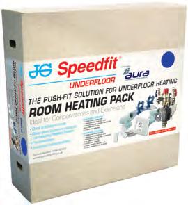Underfloor Heating Packs Now includes JG Aura Thermostat.
