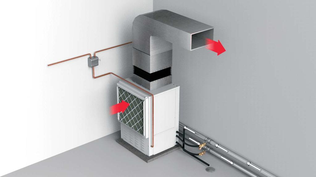 Installation Notes Typical Unit Installation Unit Location Locate the unit in an indoor area that allows for easy removal of the filter and access panels.
