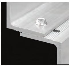 Shim Brackets (FMB9-4) are used to adapt Small Post Mounting Bracket (FMB1) and Large Post Mounting Bracket (FMB2) to pole/ post sizes smaller than 2 or 3 respectively in 1/8 increments -