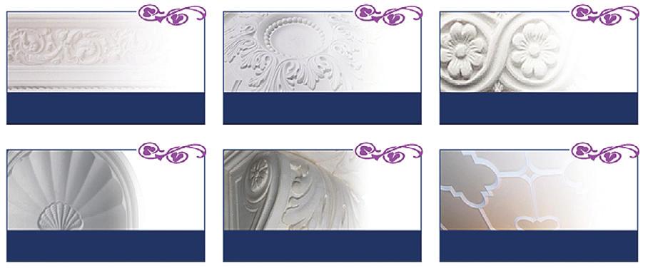 Classic Cornice Design is renowned for their quality in work and attention to detail with a fine collection of cornices / coving, ceiling roses, corbels, niches on display at their showroom.