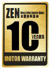 10-year ZEN Direct Drive Inverter Motor Warranty *According to the web information
