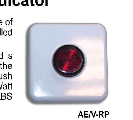 indicators Built-in remote alarm indicator Designed to indicate in a visible place the state of the alarm, out of one or more detectors, but installed in a hidden place.