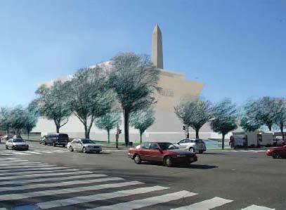 NATIONAL MUSEUM OF AFRICAN AMERICAN HISTORY AND CULTURE In addition to the views from within the Washington Monument Grounds, the Plinth Alternative would affect the multi-directional panorama views