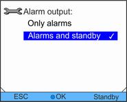 Operation 6.12.7 Configuring alarm output Appropriate configuration must be performed if standby of the device as well as alarms should be output at the alarm output.