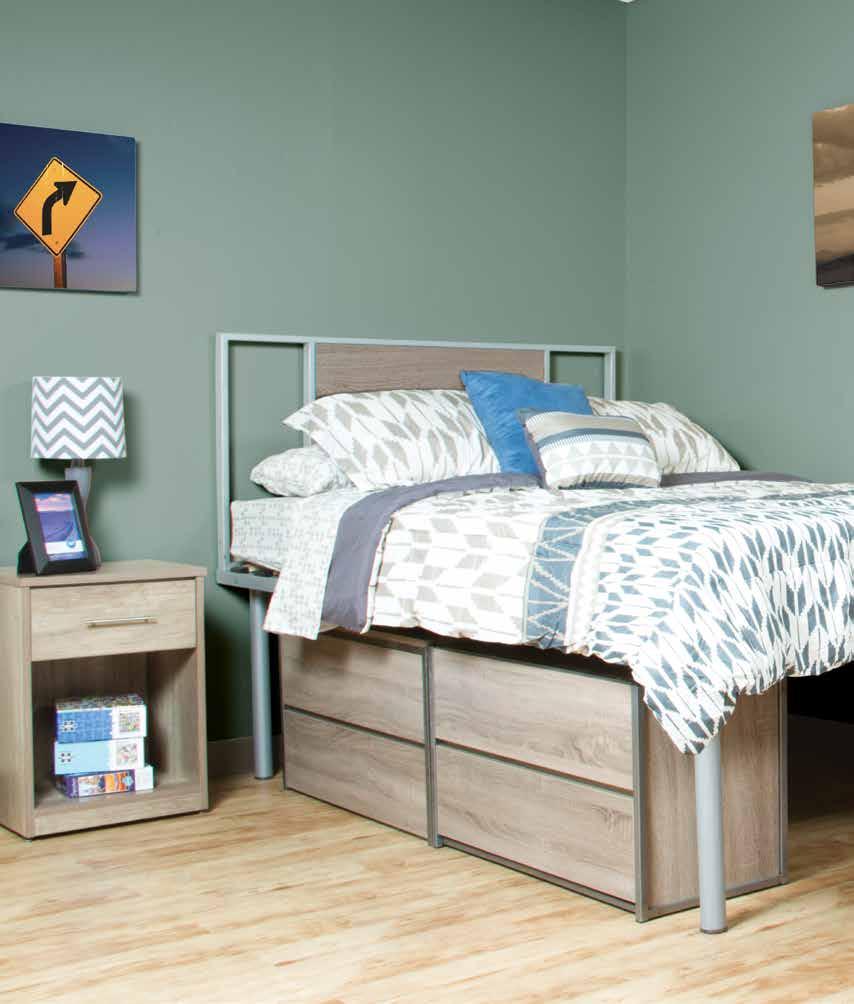 The Full Bed ENGINEERED WOOD METAL DRAWER